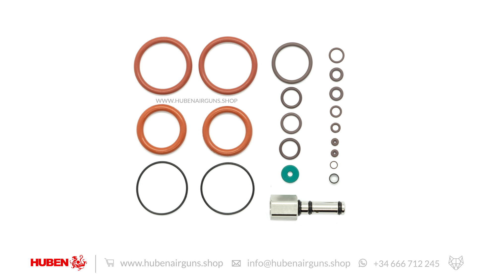 Huben · Replacement Parts Kit for PCP Airgun Handpump · 350BAR/5000PSI